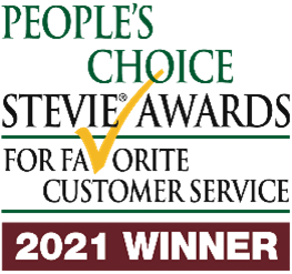 Modern Campus wins 2021 People's Choice Stevie Award for Customer Service.