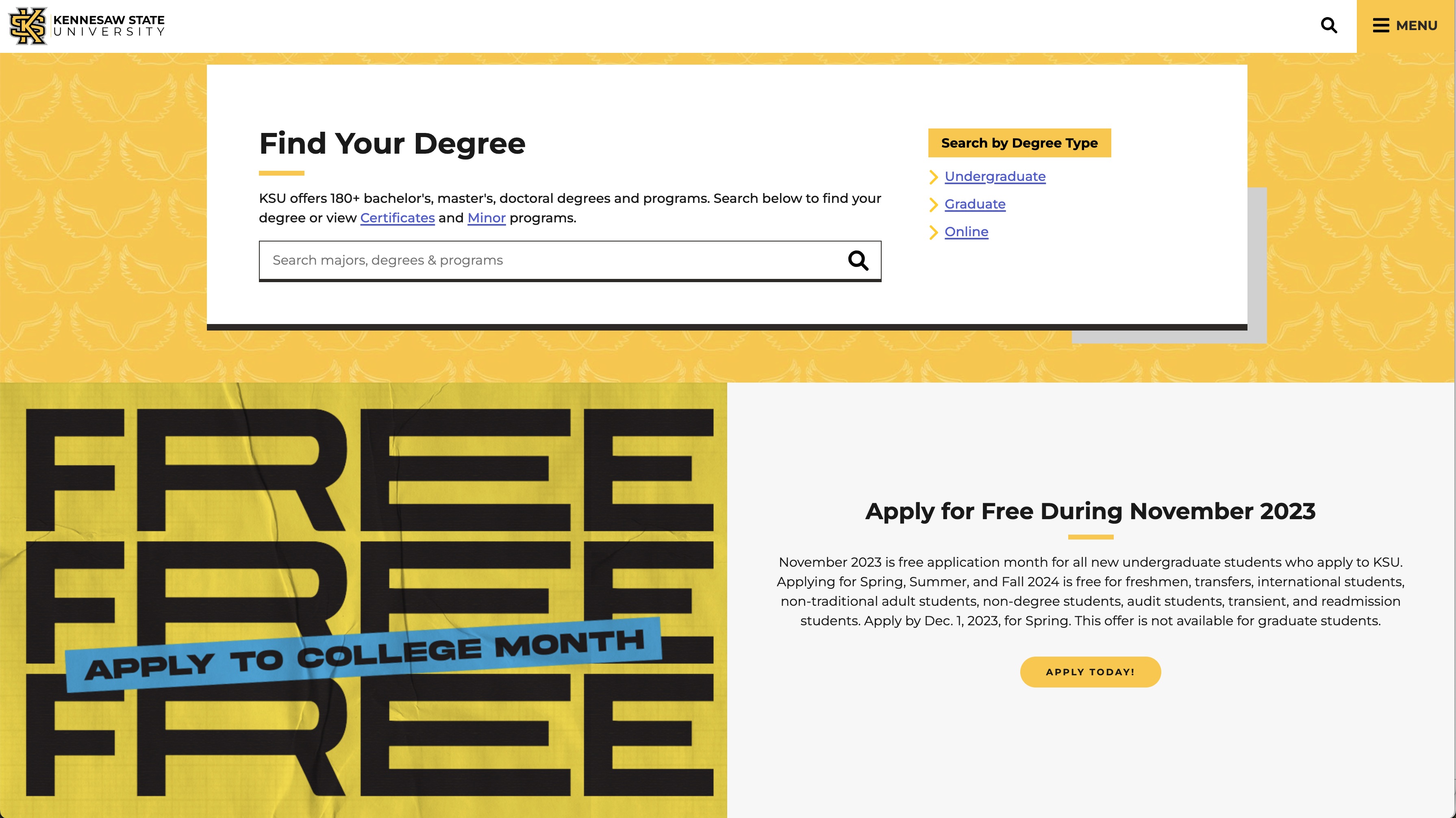 kennesaw state university website 2