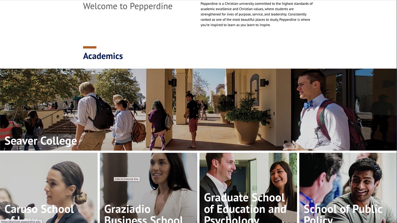 pepperdine university website 2