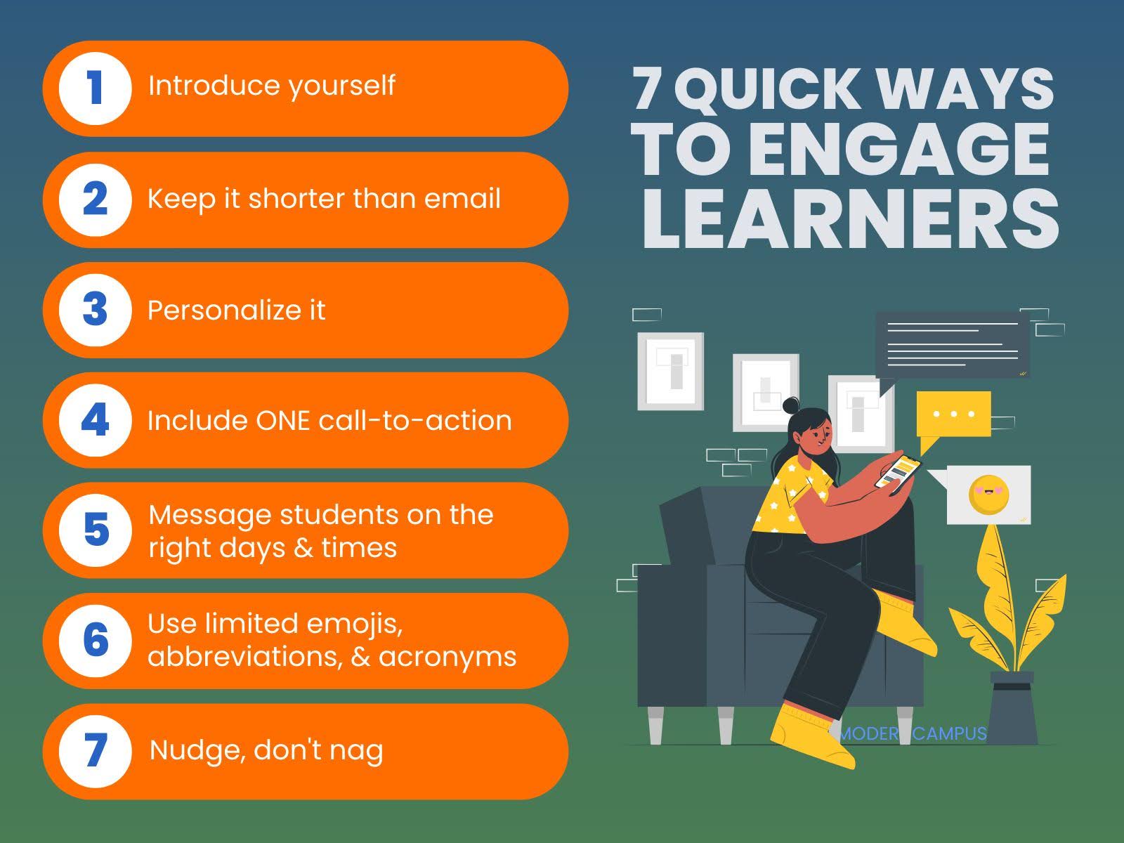 7 quick ways to engage learners