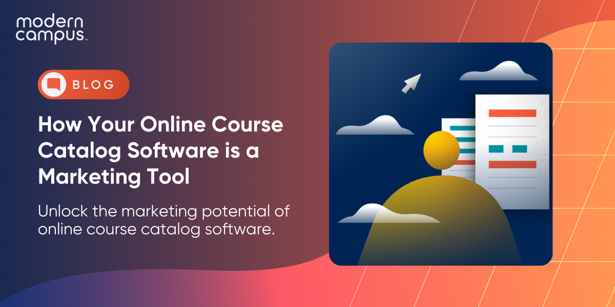 How Your Online Course Catalog Software is a Marketing Tool