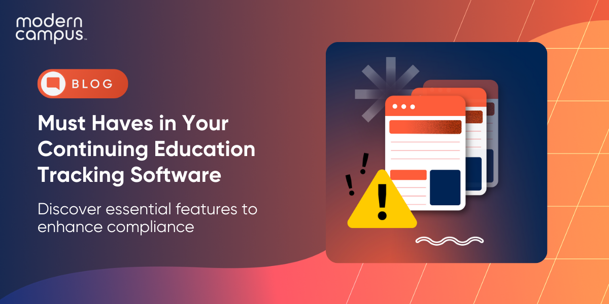 Must Haves in Your Continuing Education Tracking Software