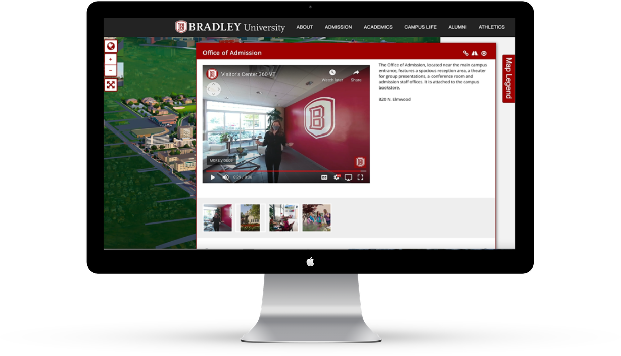 bradley university online tour