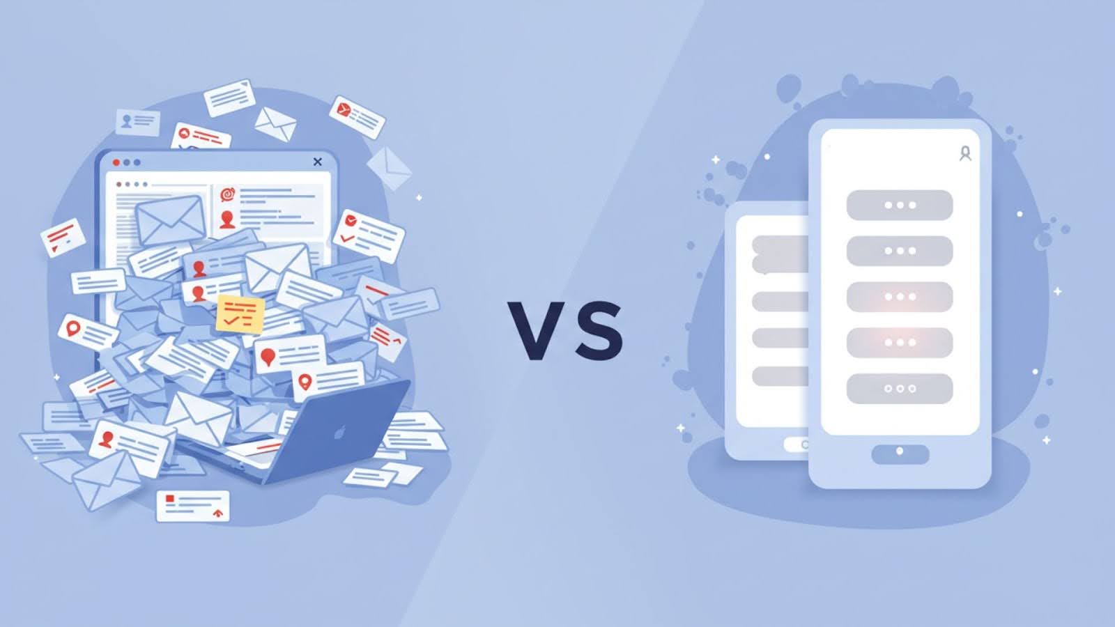 email vs texting