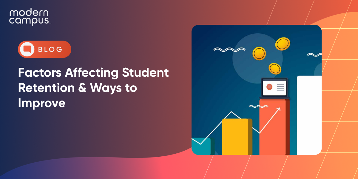 Graphic image referrering what factors affect student retention.