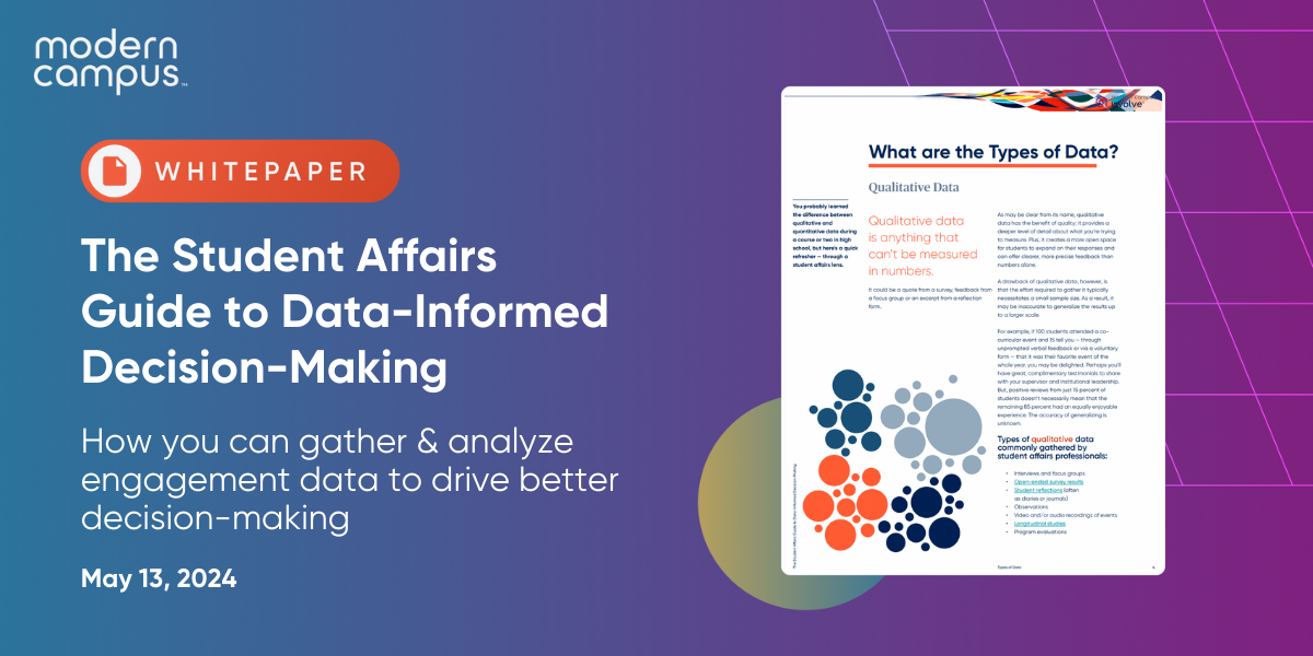 The Student Affairs Guide to Data-Informed Decision-Making