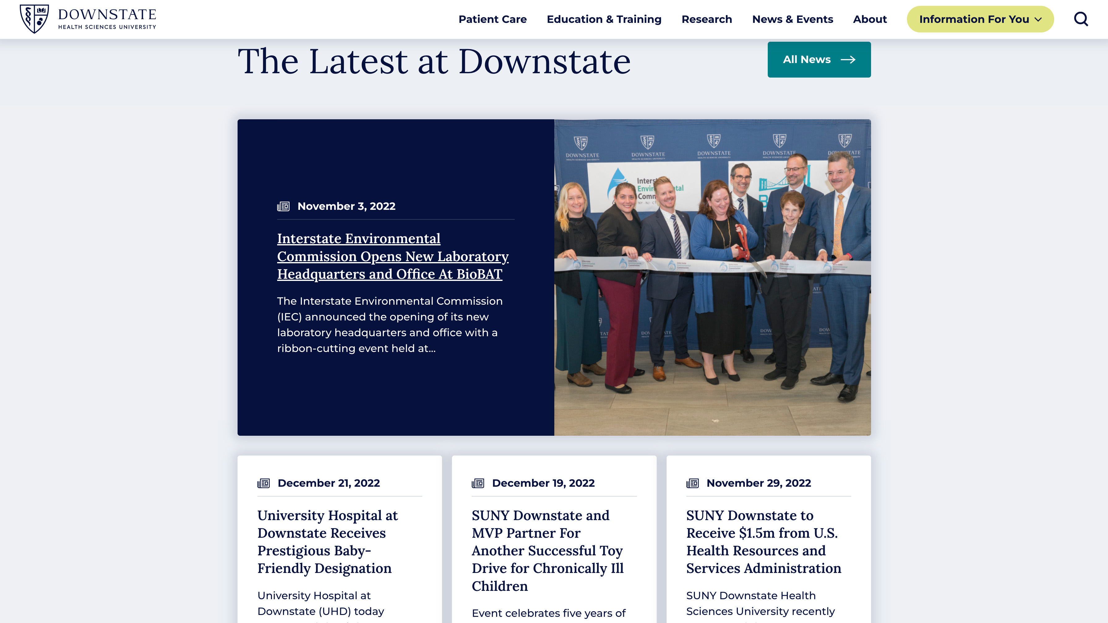 suny-downstate-website