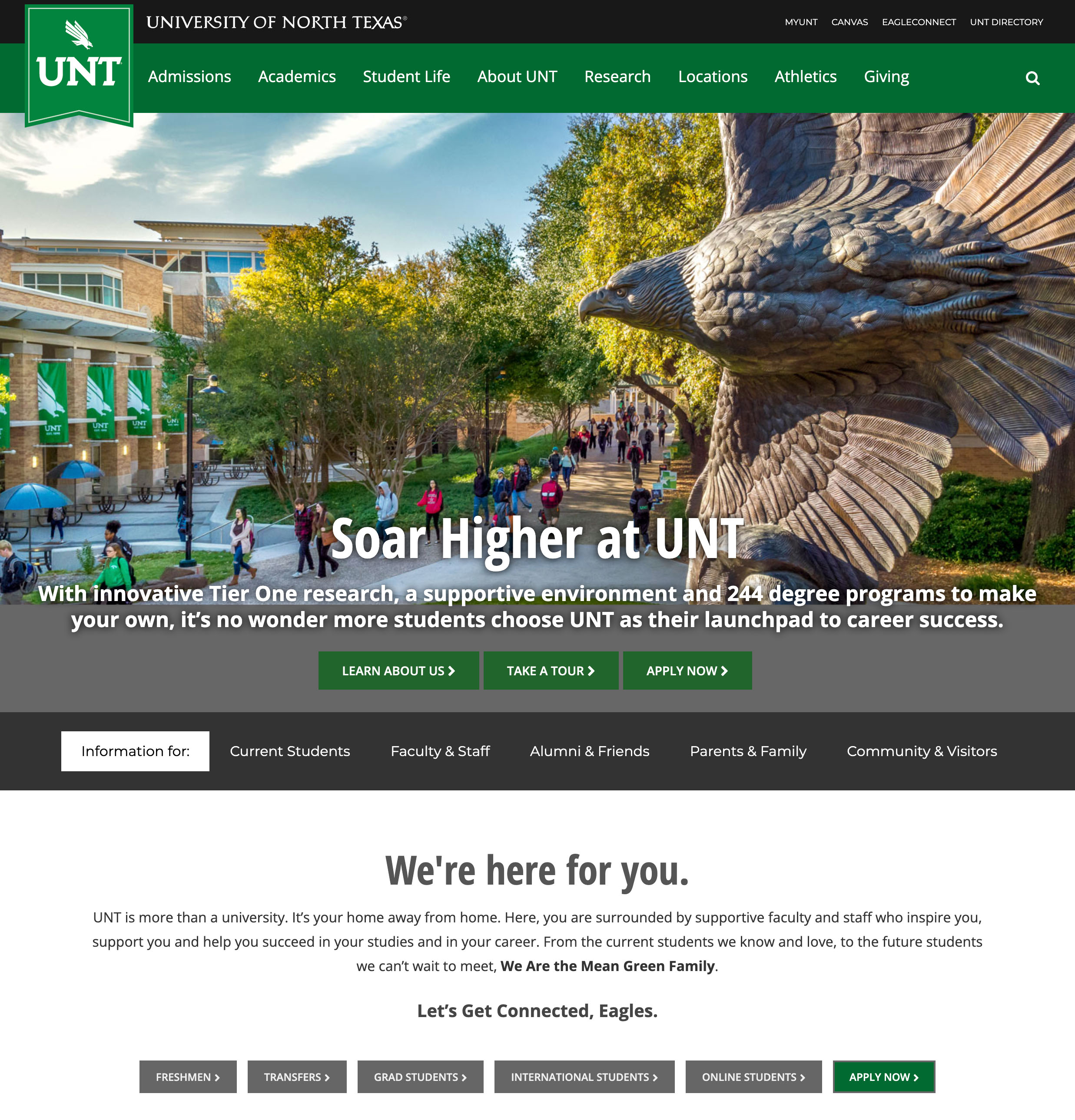 UNT Website