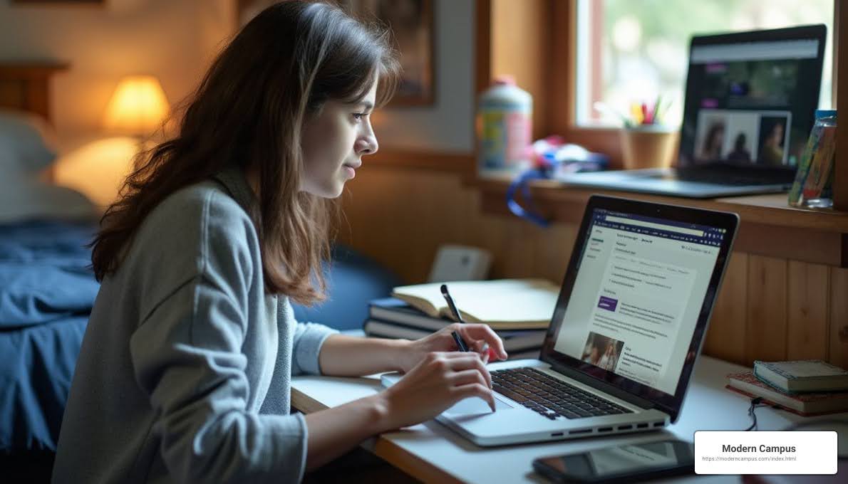 woman on laptop