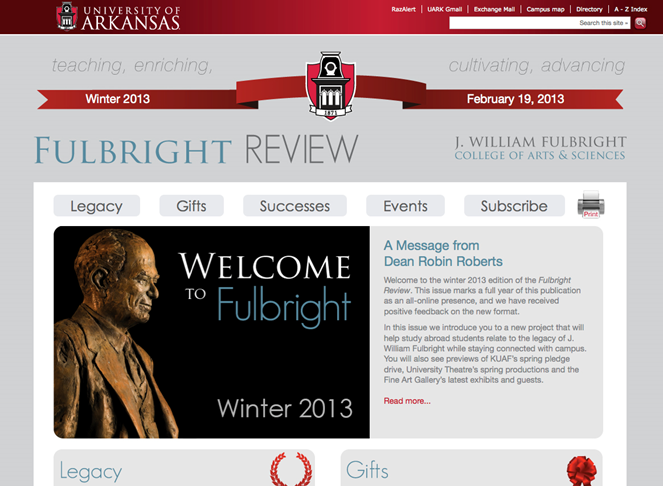 Fulbright Review Initial Design