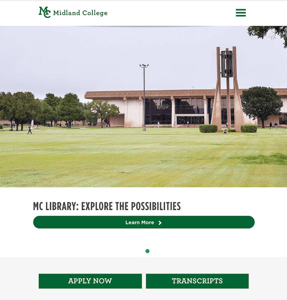 Midland College Website