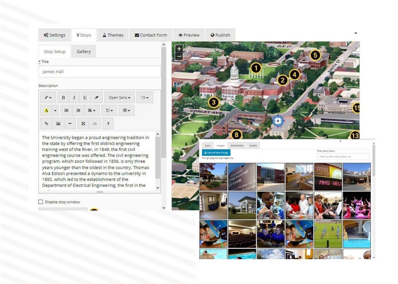 Customize look and feel of your map to be on your brand.