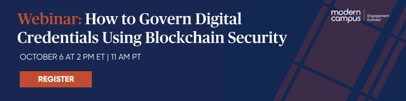 Webinar: How to Govern Digital Credentials Using Blockchain Security