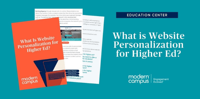 What Is Website Personalization for Higher Ed? 