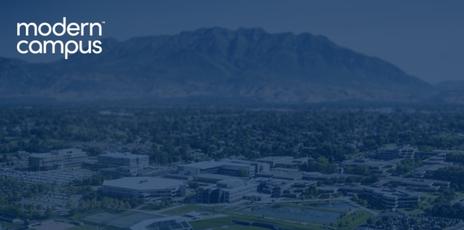 overhead shot of the entire Utah Valley University campus