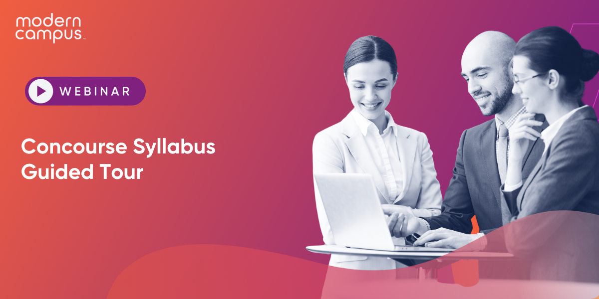 Concourse Syllabus Guided Tour 
