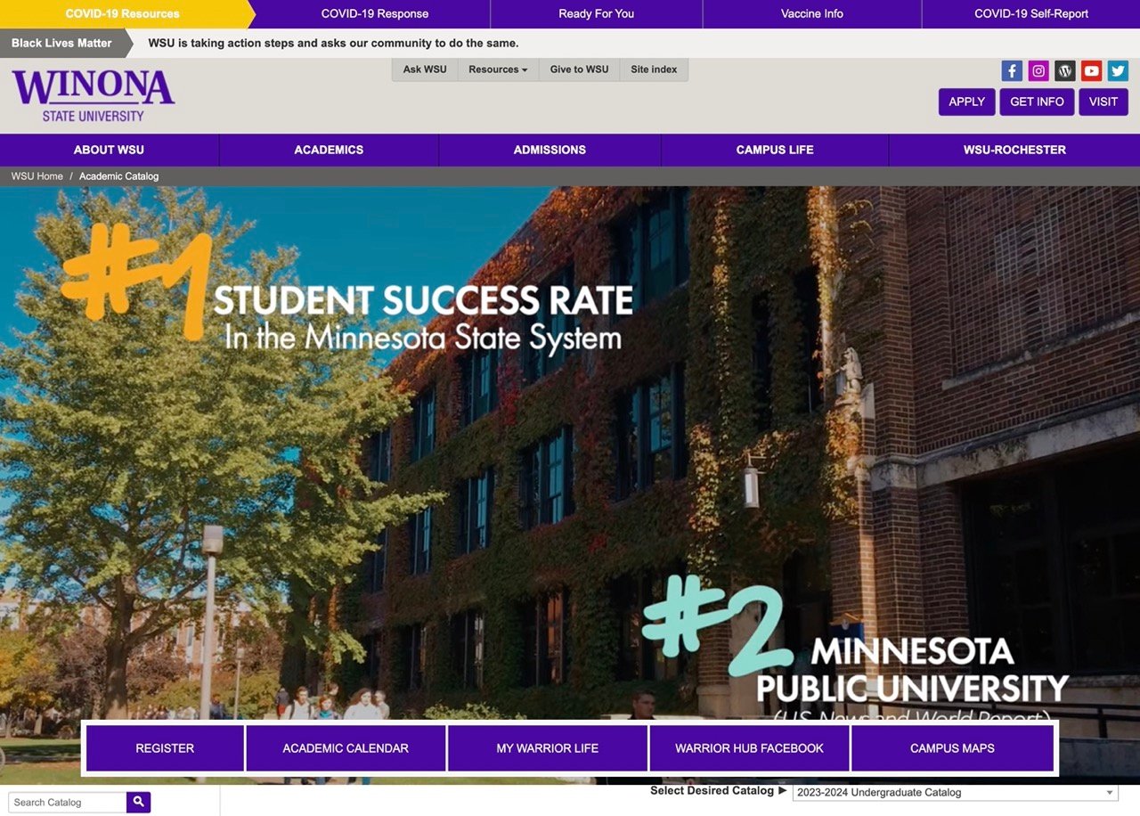 winona state catalog 1