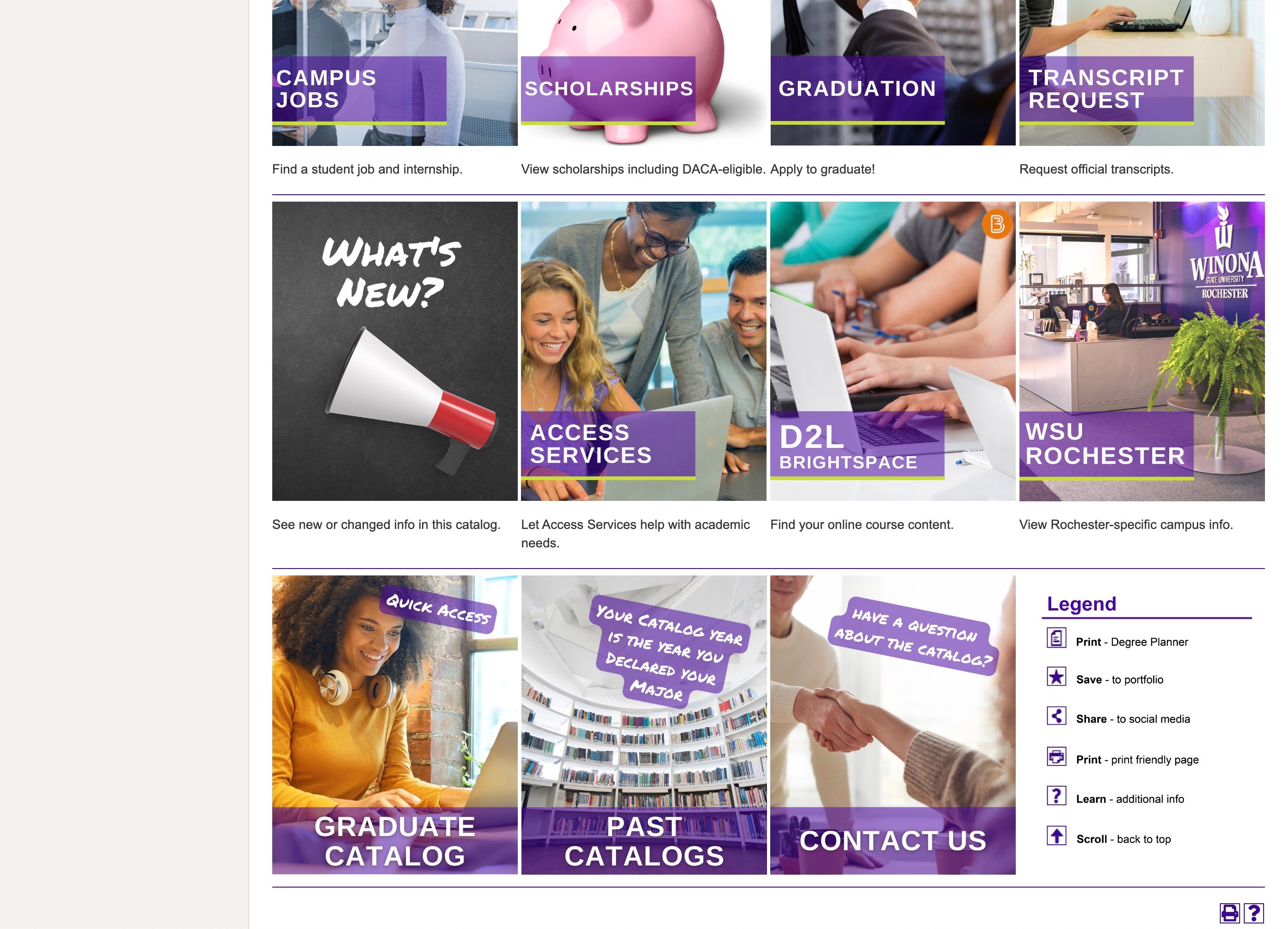 winona state catalog 3