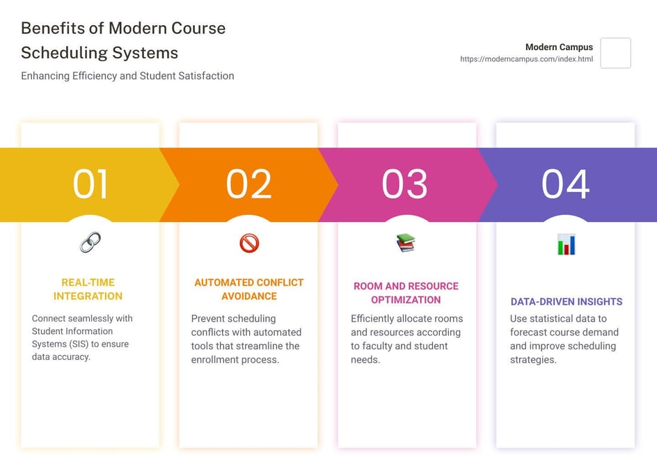 benefits of modern course scheduling systems
