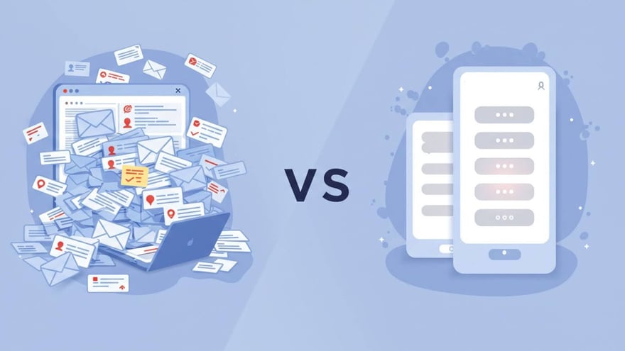 email vs texting