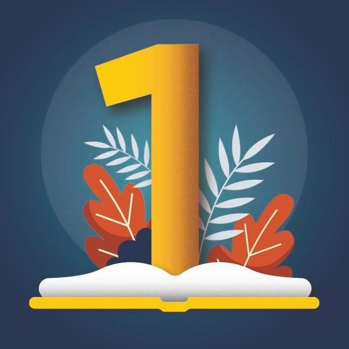graphic-of-number-1-and-book