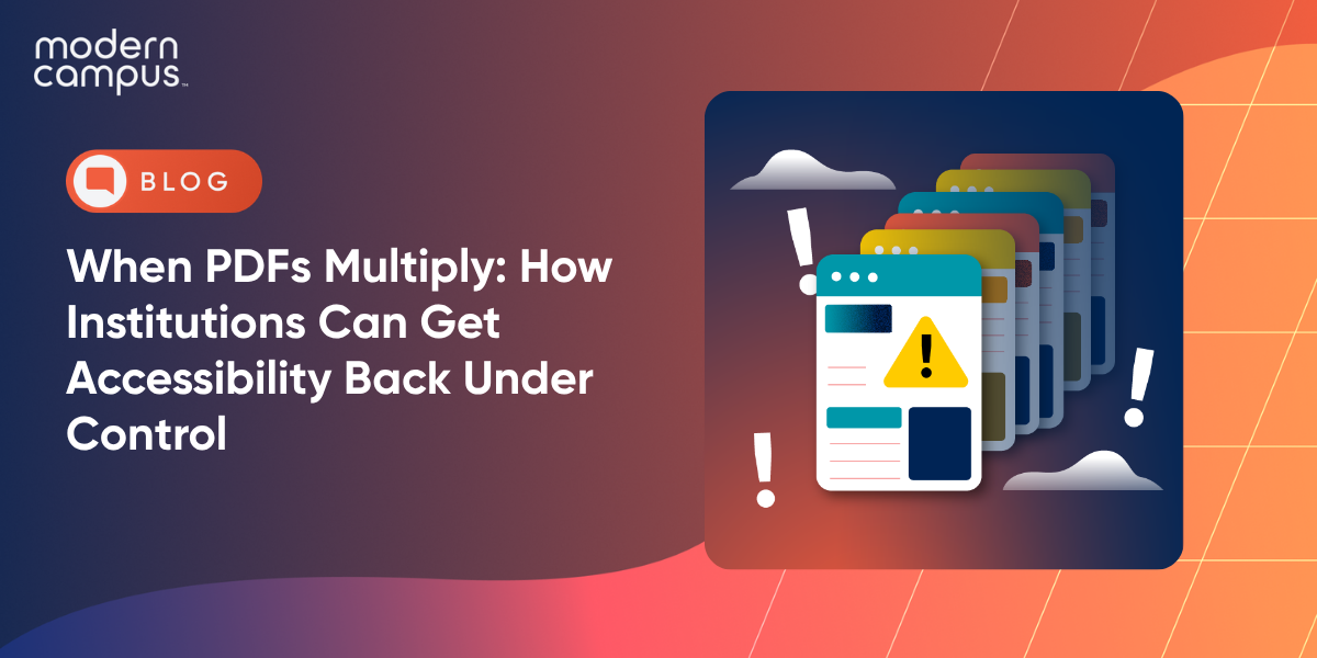When PDFs Multiply: How Institutions Can Get Accessibility Back Under Control