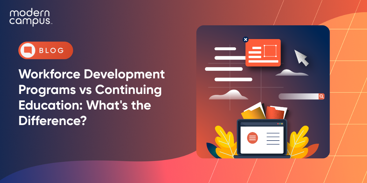 Workforce Development Programs vs Continuing Education: What's the Difference?