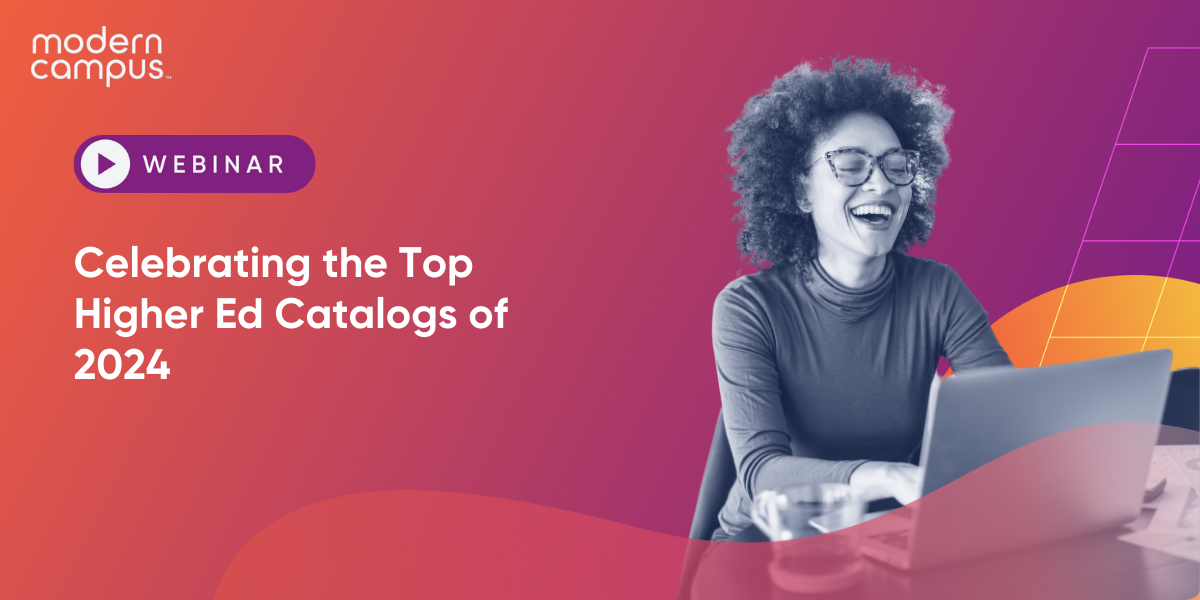 Celebrating the Top Higher Ed Catalogs of 2024
